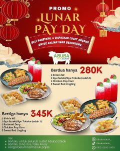 Promo Abuba Steak Lunar Payday Makan Berdua Mulai Dari Rp 280K