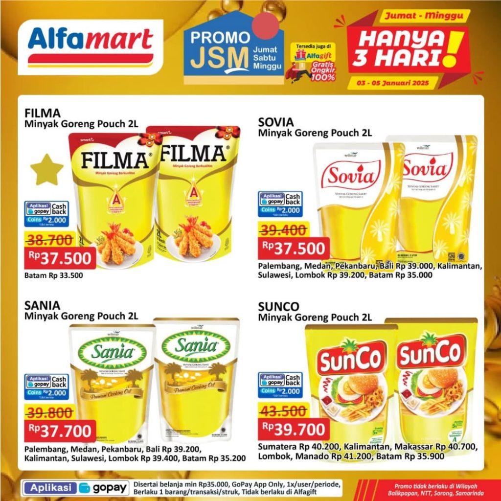 Promo Alfamart JSM Weekend Periode 3 – 5 Januari 2025