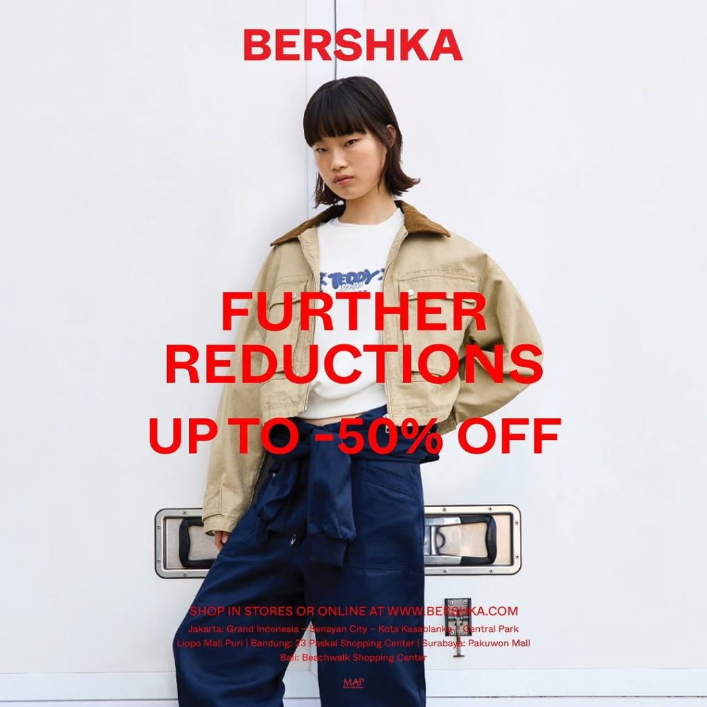 Promo Bershka Further Reduction Up to 50%