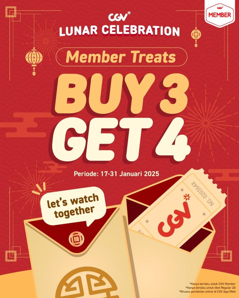 Promo CGV Lunar Celebration Member Treat Buy 3 Get 4