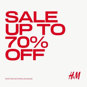 Promo H&M Diskon s/d 70% January 2025