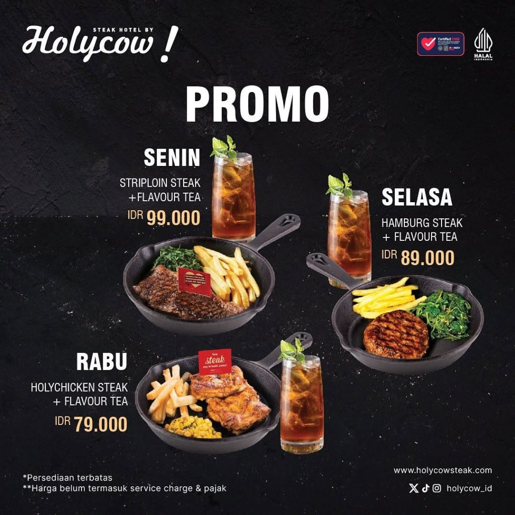 Promo Holycow Paket Gemas Mulai Dari Rp 79.000