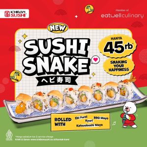 Promo Ichiban Sushi Sushi Snake Hanya Rp 45.000