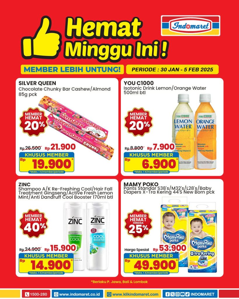 Promo Indomaret Hemat Minggu Ini Periode 30 Januari – 5 Februari 2025