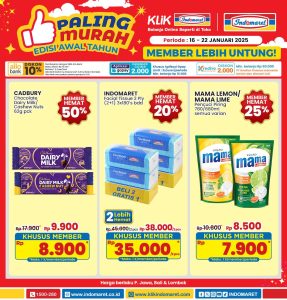 Promo Indomaret Paling Murah 16 – 22 Januari 2025
