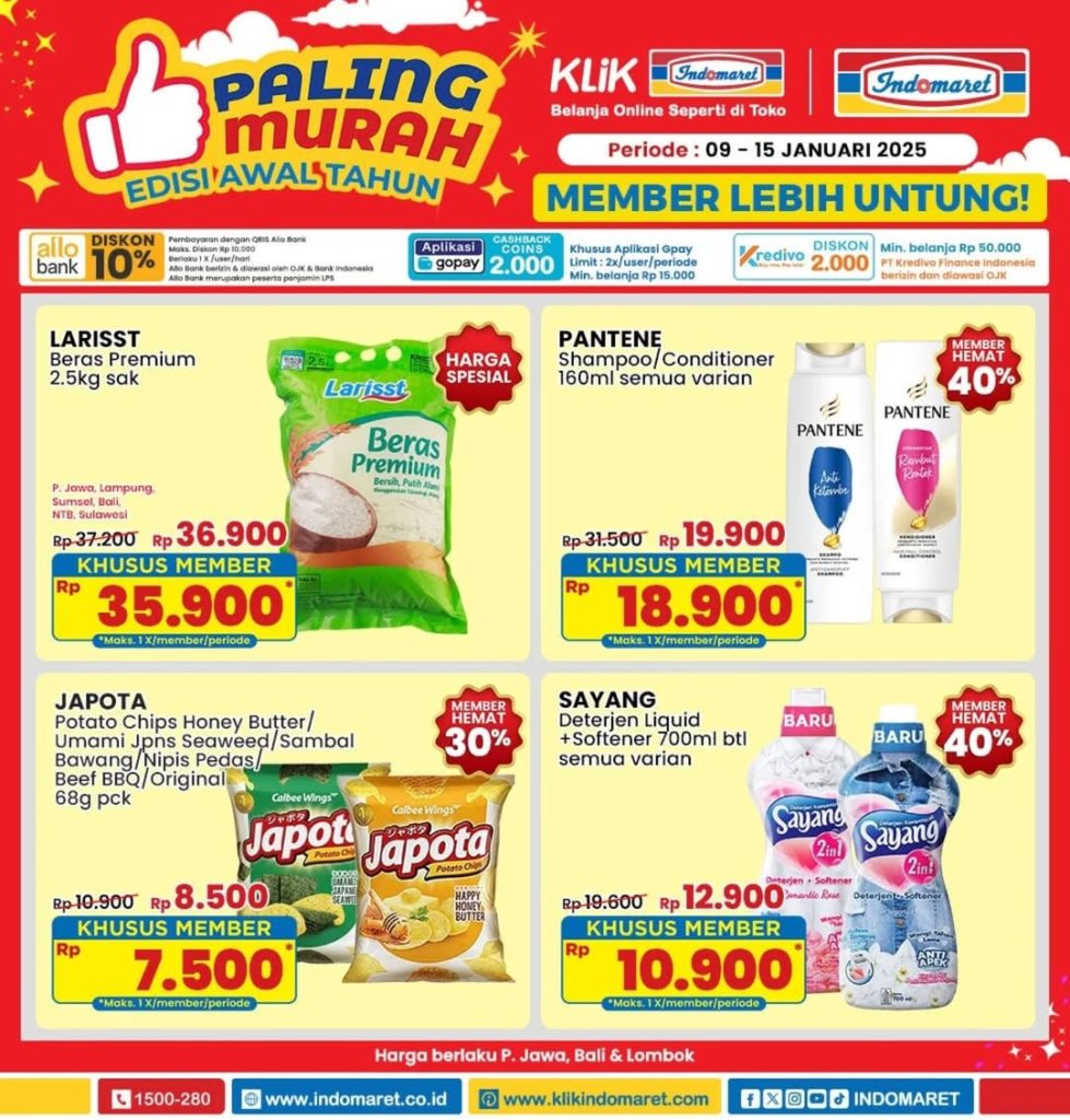 Promo Indomaret Paling Murah 9 – 15 Januari 2025