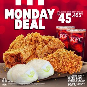 Promo KFC Monday Deal Rp 45 Ribuan