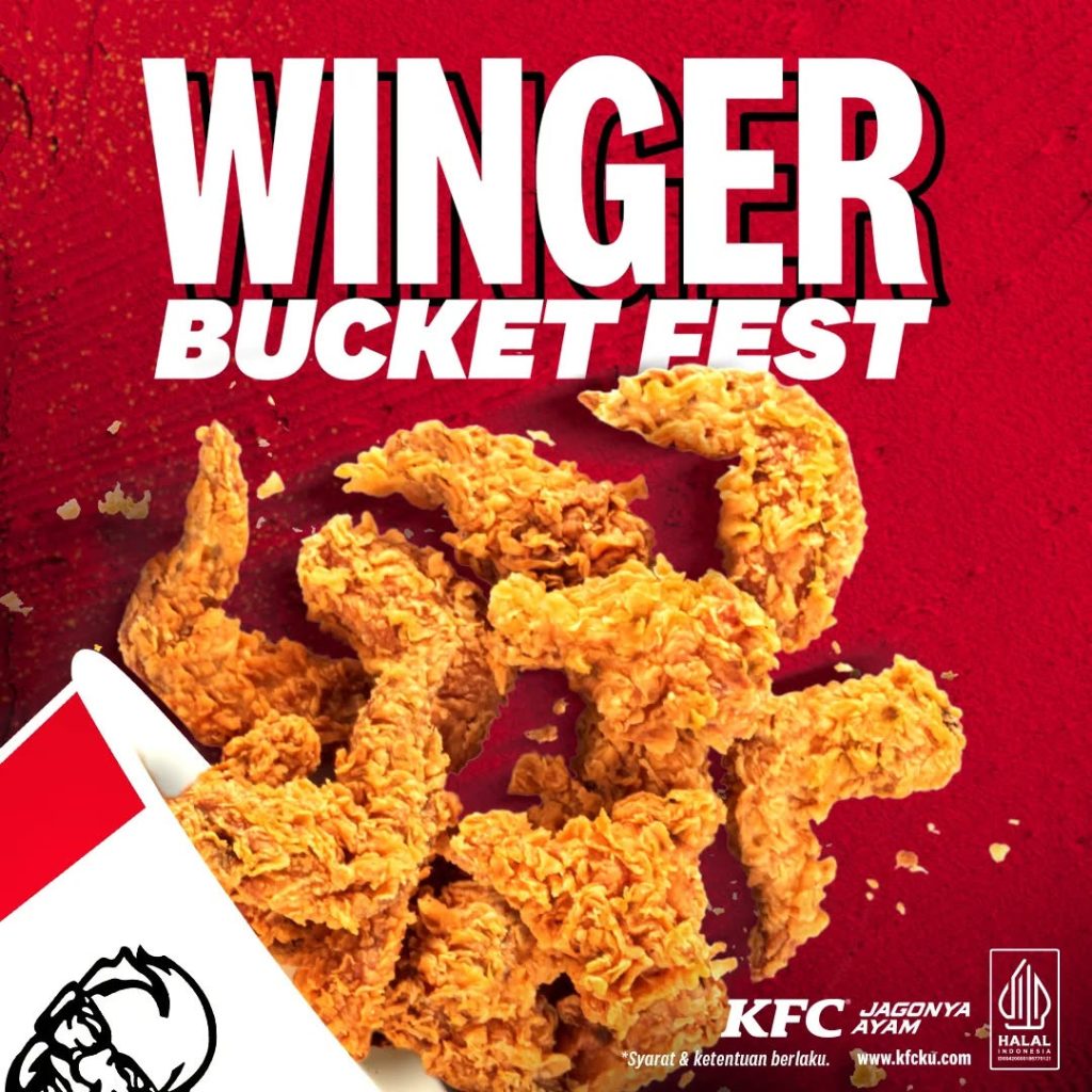 Promo KFC Winger Bucket Fest Mulai Dari Rp 60.000