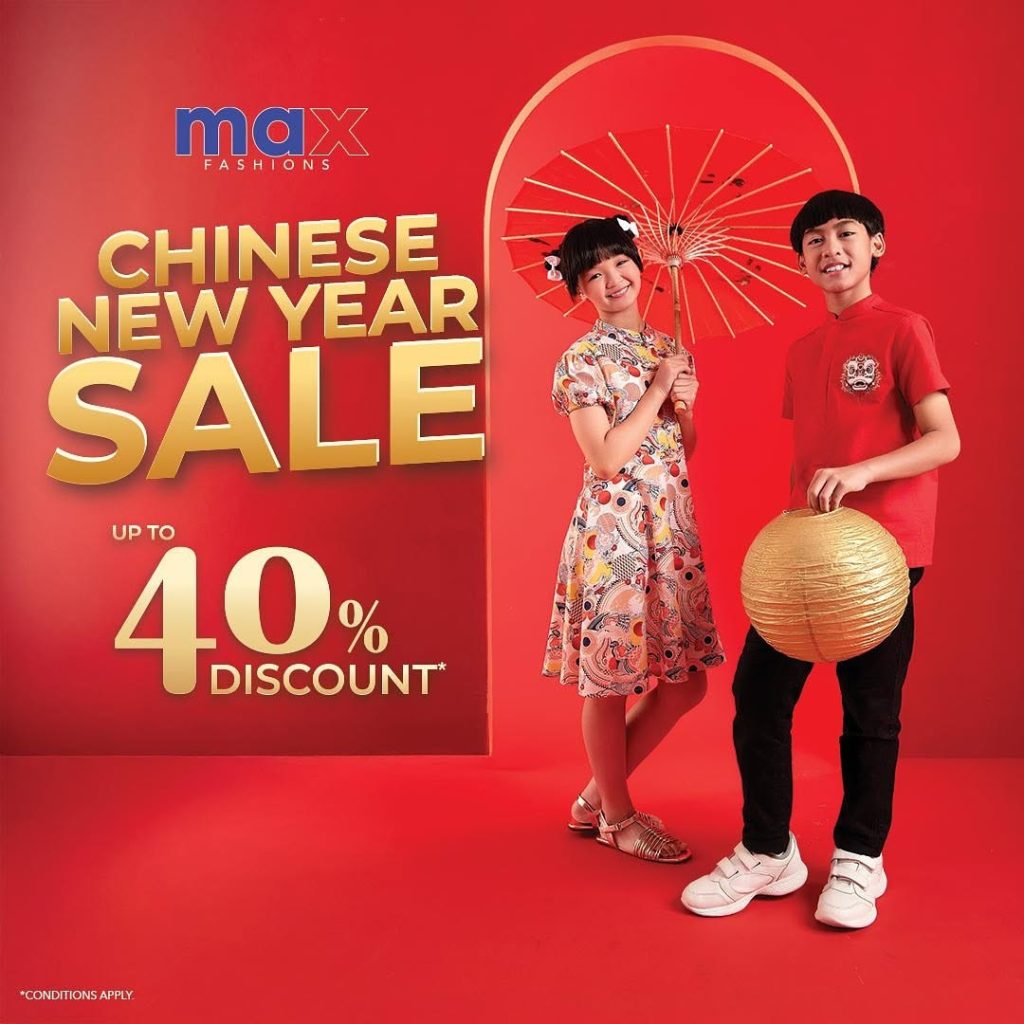 Promo Max Fashion Chinese New Year Diskon s/d 40%