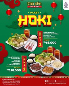 Promo Raa Cha Suki & BBQ Paket Hoki Mulai Dari Rp 68.000