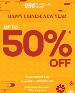 Promo Sun & Sand Sports Chinese New Year Diskon s/d 50%