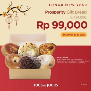 Promo Tous Le Jours Lunar New Year Prosperity Gift Bread Rp 99.000