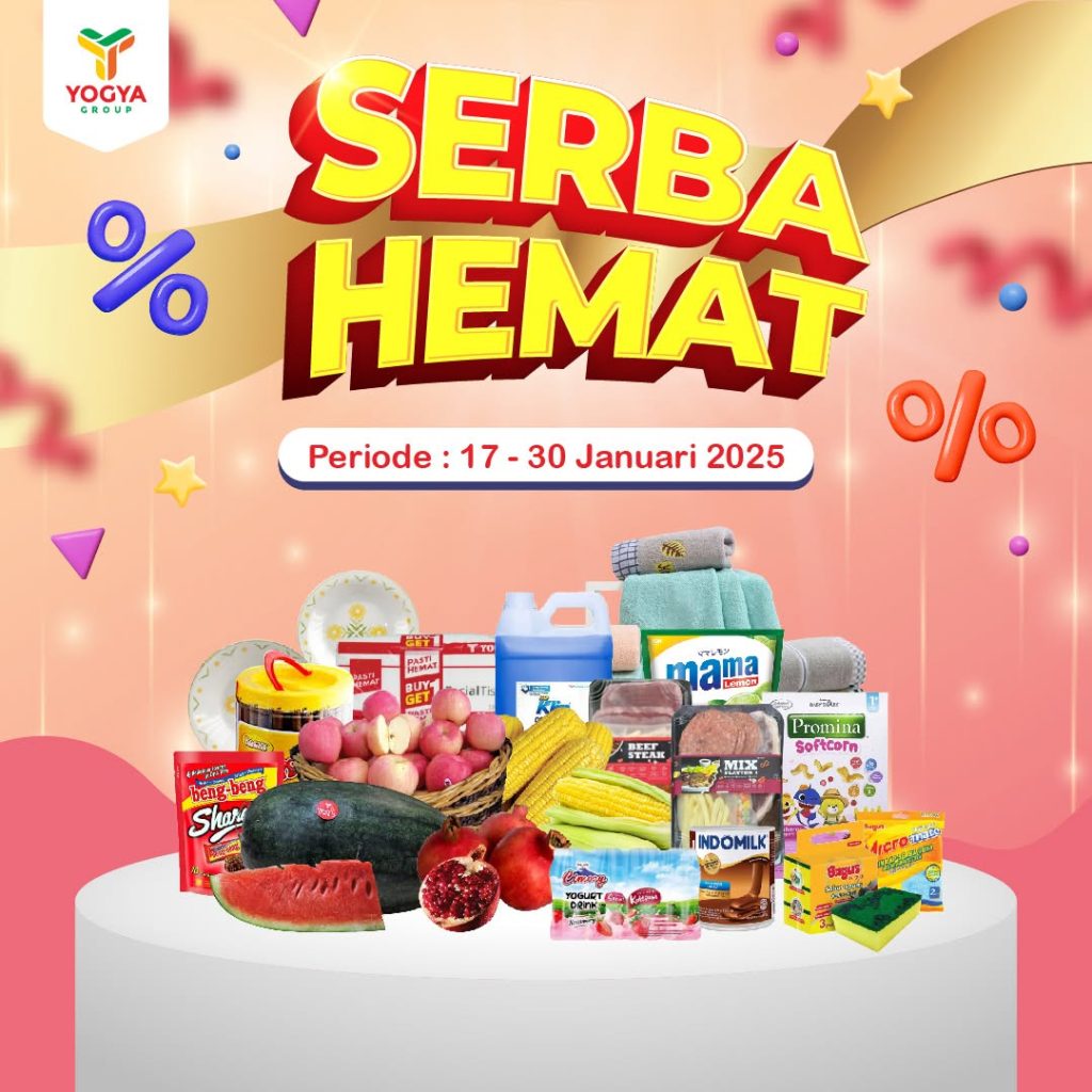 Promo Yogya Toserba Serba Hemat Periode 17 – 31 Januari 2025