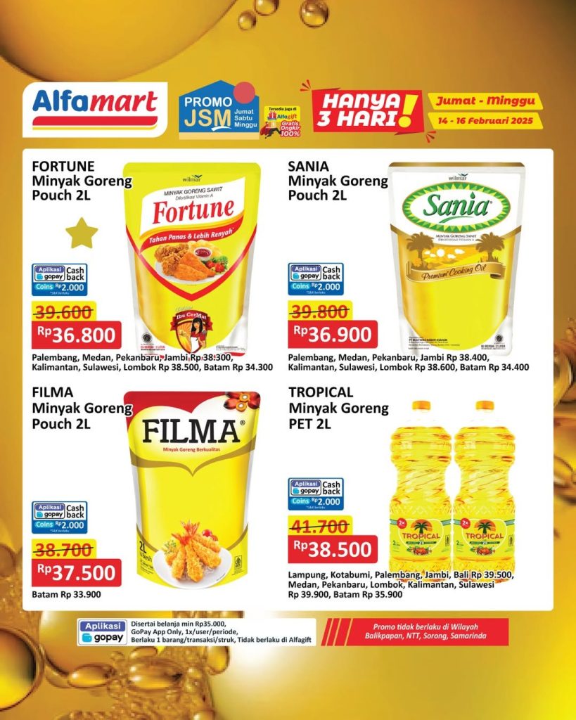 Promo Alfamart JSM Weekend Periode 14 – 16 Februari 2025
