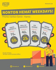 Promo Flix Cinema Nonton Hemat Weekdays Mulai Dari Rp 15K