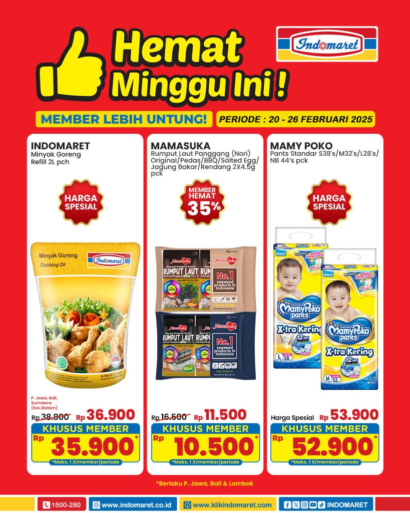 Promo Indomaret Hemat Minggu Ini 20 – 26 Februari 2025