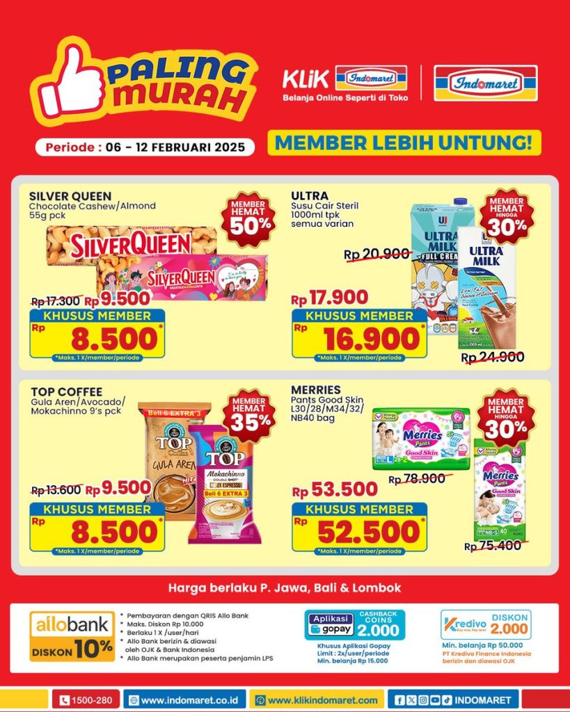 Promo Indomaret Paling Murah 8 – 12 Februari 2025