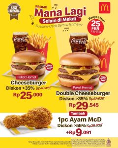 Promo McDonalds Mana Lagi Hanya 1 Hari