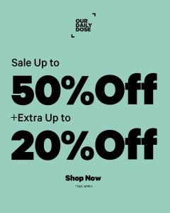 Promo Our Daily Dose Diskon 50% + 20%