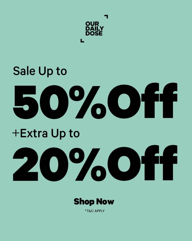 Promo Our Daily Dose Diskon 50% + 20%