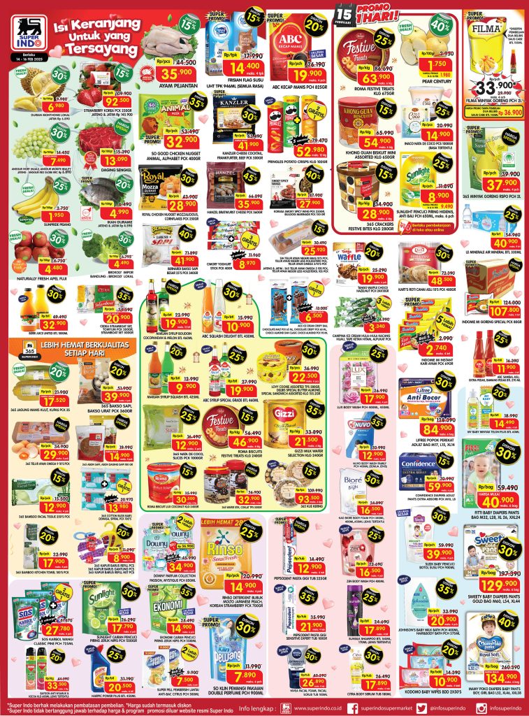 Promo Superindo JSM Periode 14 – 16 Februari 2025