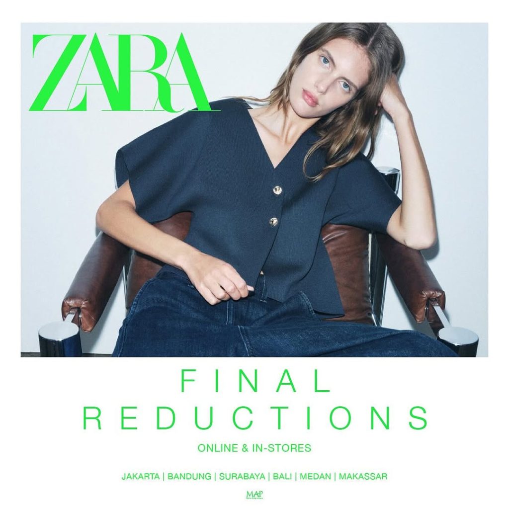 Promo Zara Final Reduction Sale s/d 70% Off