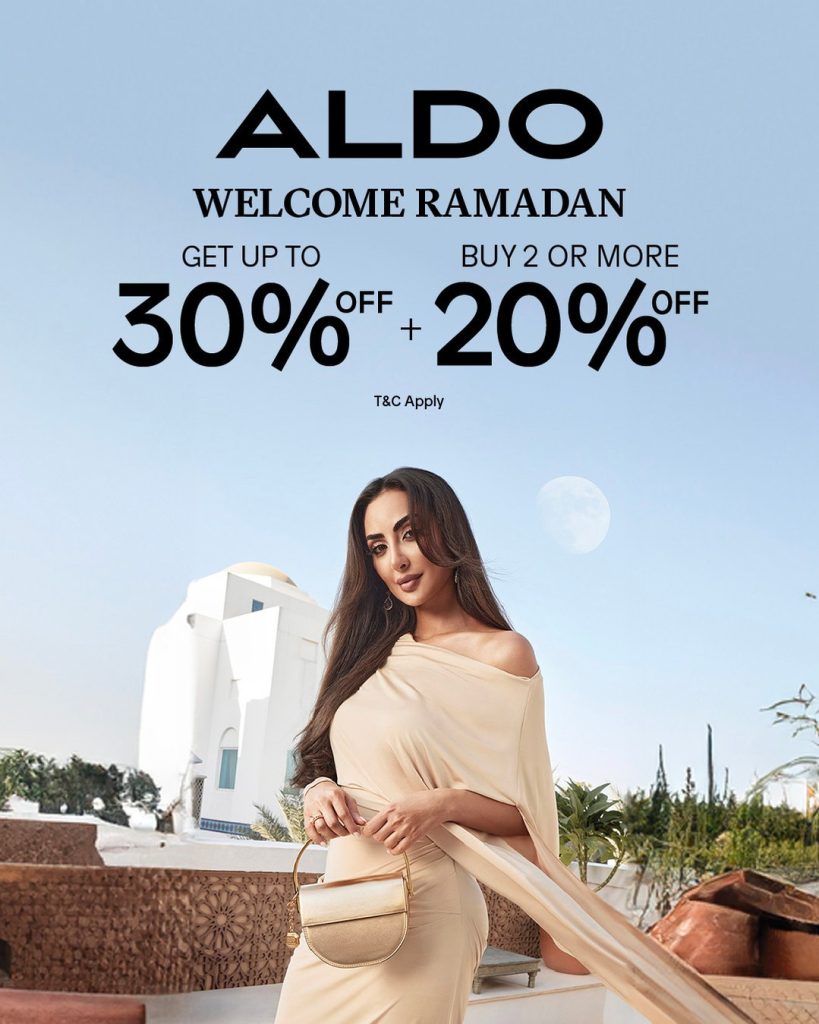 Promo Aldo Welcome Ramadan  Diskon 30% + 20%