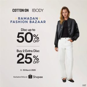 Promo Cotton On Diskon 50% + Extra 25% di Shopee