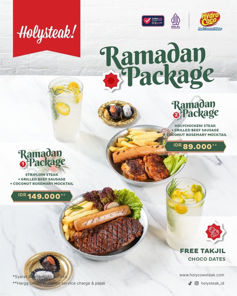 Promo Holysteak Ramadan Package Mulai Dari 89.000