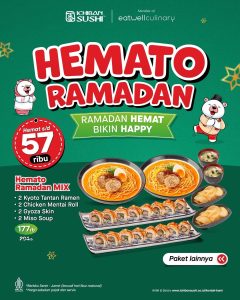 Promo Ichiban Sushi Hemato Ramadan Lebih Hemat Rp 57.000
