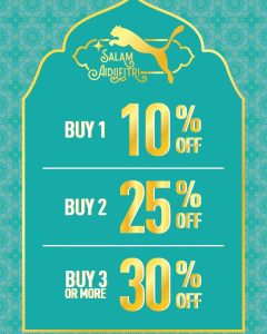 Promo Puma Salam Aidulfitri Diskon s/d 30%