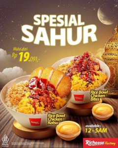 Promo Richeese Spesial Sahur Mulai Dari Rp 19 Ribuan