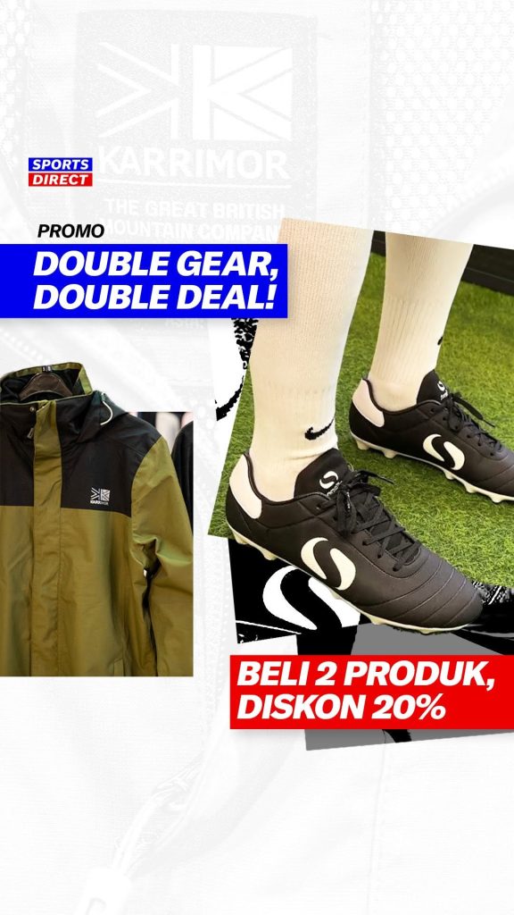 Promo Sport Direct Double Gear Double Deal Beli 2 Diskon 20%