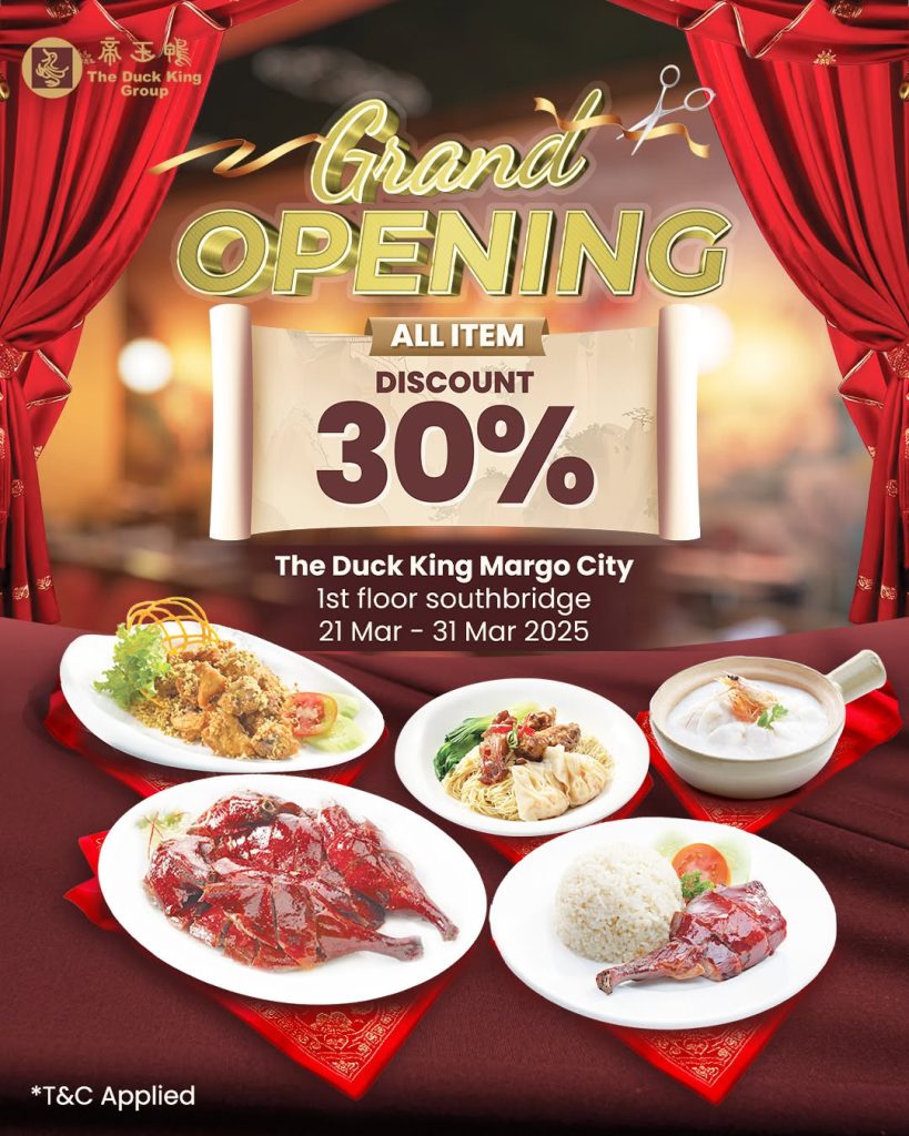 Promo The Duck King Grand Opening Diskon 30%