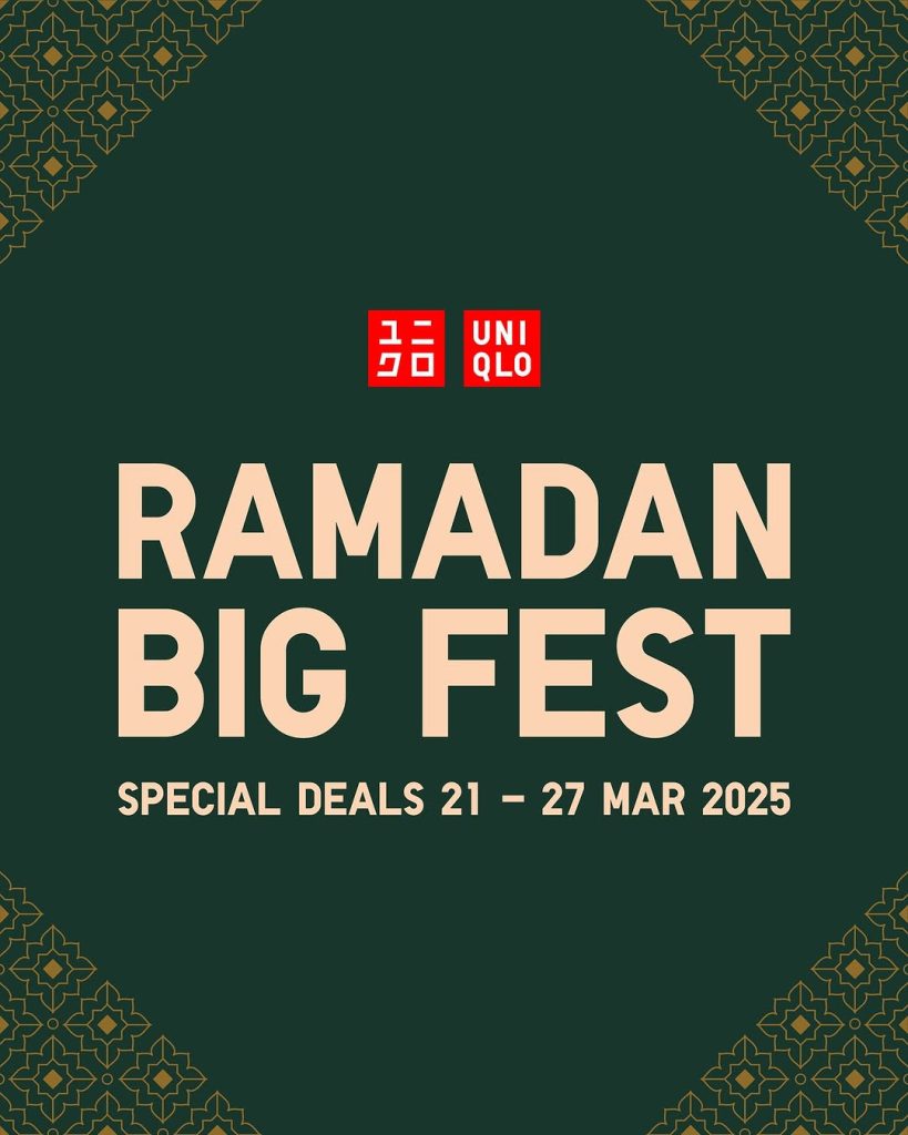 Promo Uniqlo Ramadan Big Fest 21 – 27 Maret 2025