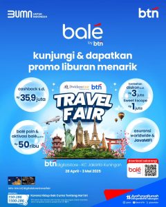 Promo BTN Travel Fair Cashback s/d Rp 35.9 Juta