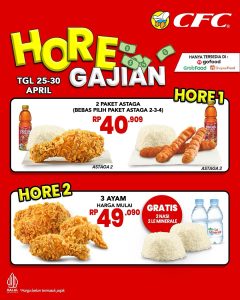 Promo CFC Hore Gajian Mulai Dari Rp 40 Ribuan