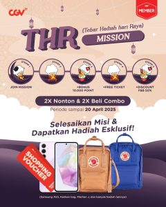 Promo CGV THR Berhadiah dengan Aplikasi CGV