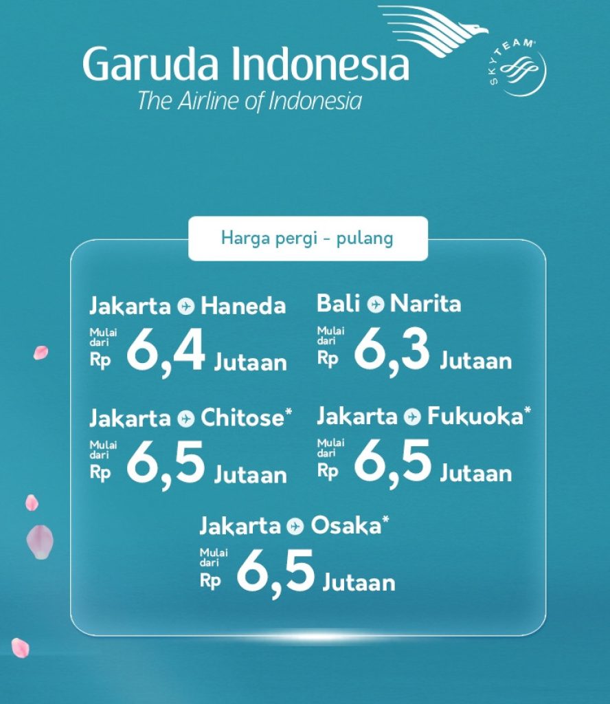 Promo Garuda Indonesia Explore & Unwind Japan