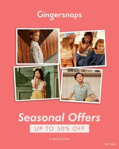 Promo Gingersnaps Seasonal Offer Diskon s/d 50%