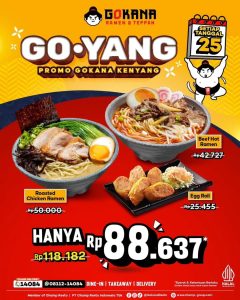 Promo Gokana Go-Yang Hanya Rp 88 Ribuan