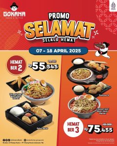 Promo Gokana Selamat Selalu Hemat Berdua Mulai Dari Rp 55 Ribuan