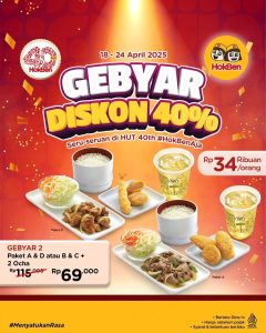 Promo Hokben 40 Tahun April 2025
