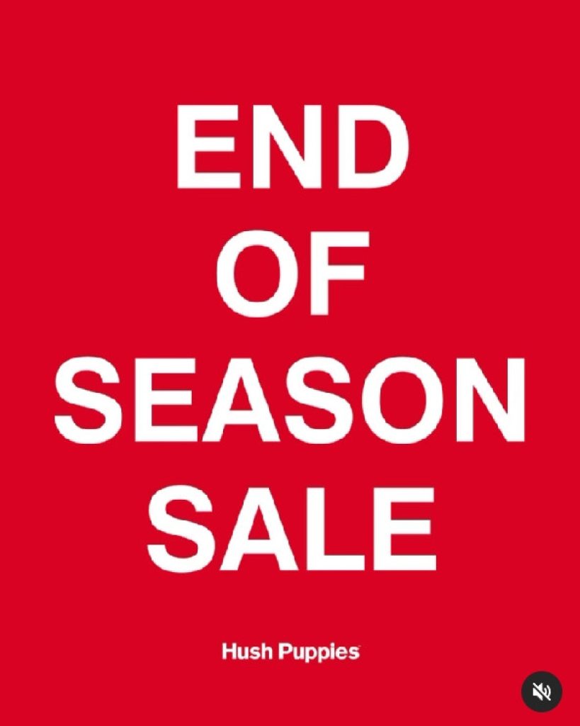 Promo Hush Puppies End of Season Sale DIskon s/d 50%