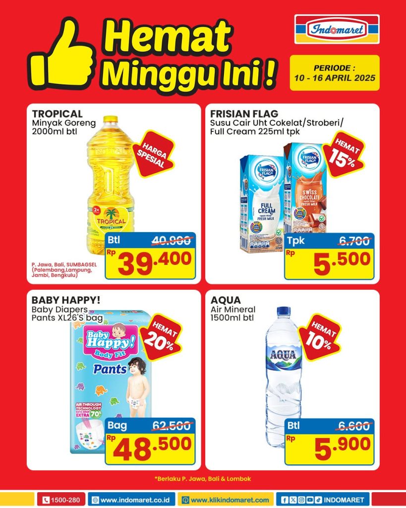 Promo Indomaret Hemat Minggu Ini 10 – 16 April 2025