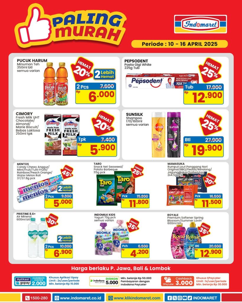 Promo Indomaret Paling Murah 10 – 16 April 2025