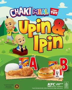 Promo KFC Chaki Meal Upin Ipin