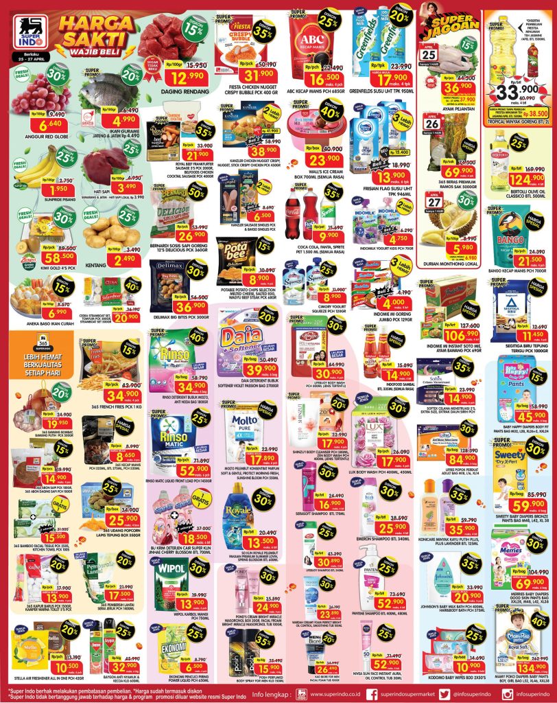 Promo Superindo JSM Periode 25 – 27 April 2025