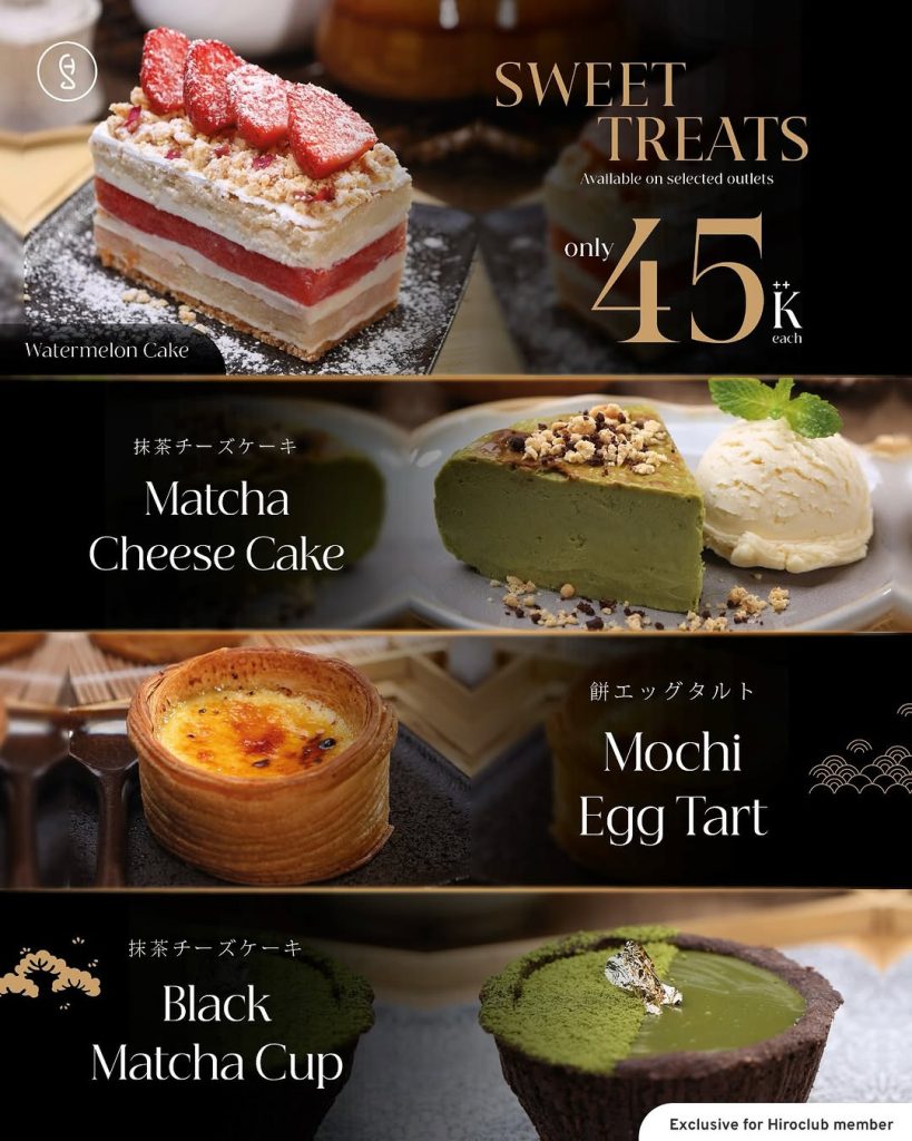 Promo Sushi Hiro Sweet Treats Hanya Rp 45.000