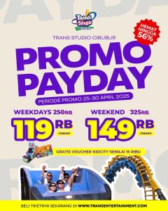 Promo Trans Studio Cibubur Payday Mulai Dari Rp 119K